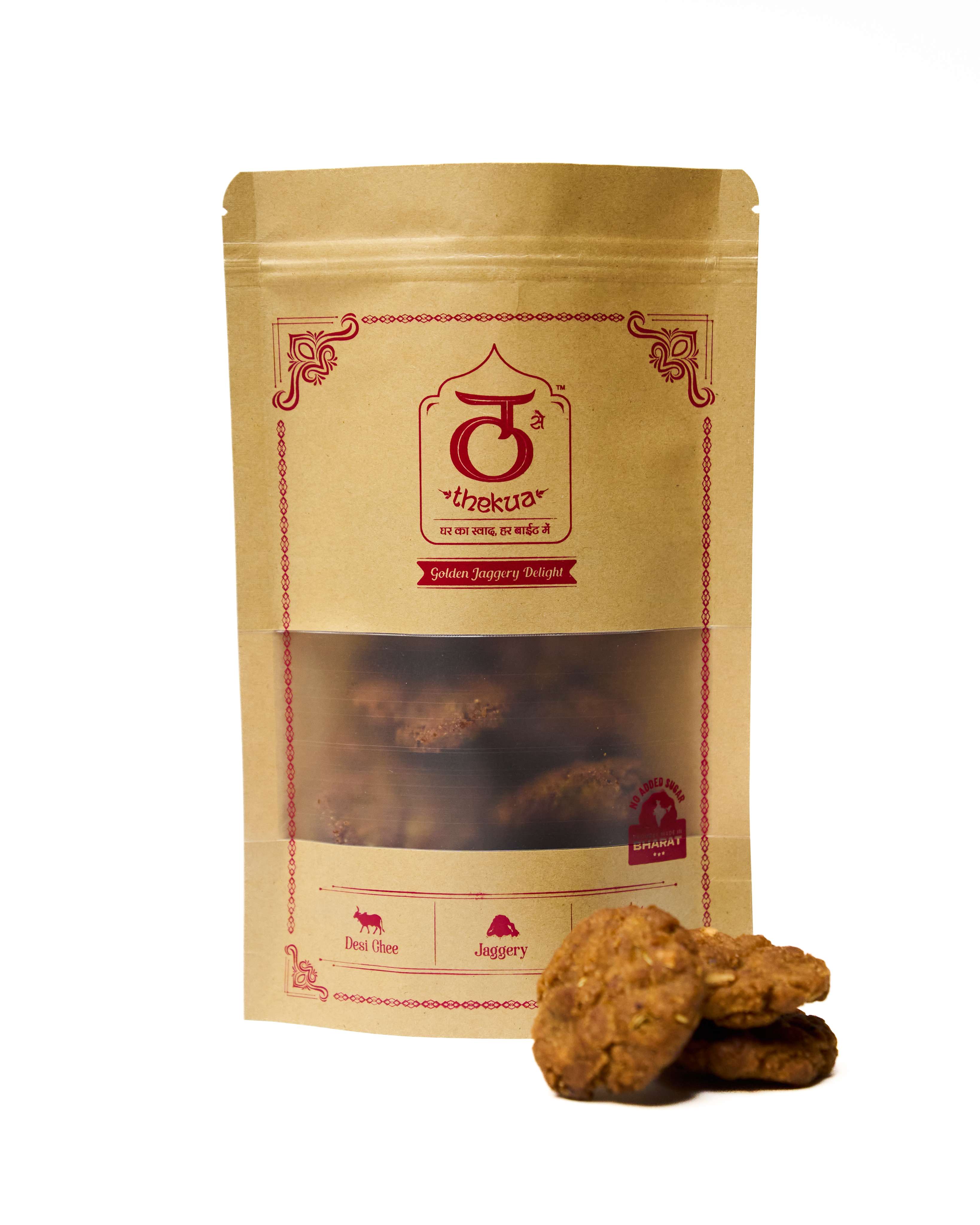 Golden Jaggery Delight Thekua