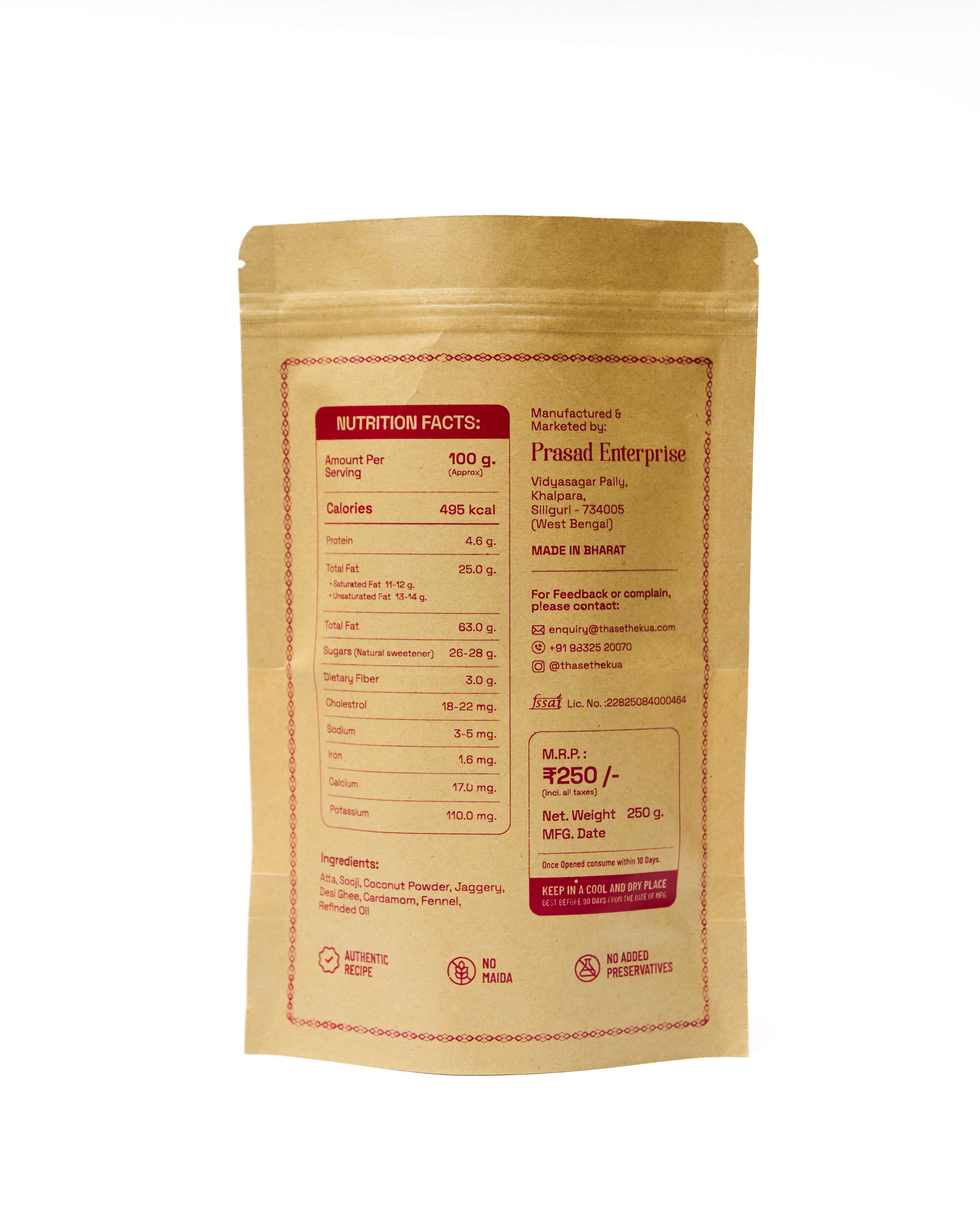 Golden Jaggery Delight Thekua
