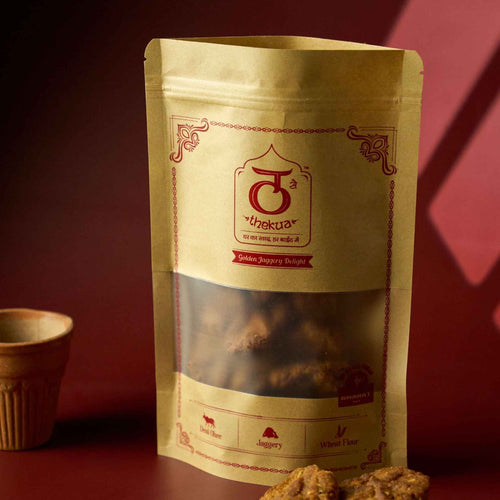 Golden Jaggery Delight Thekua