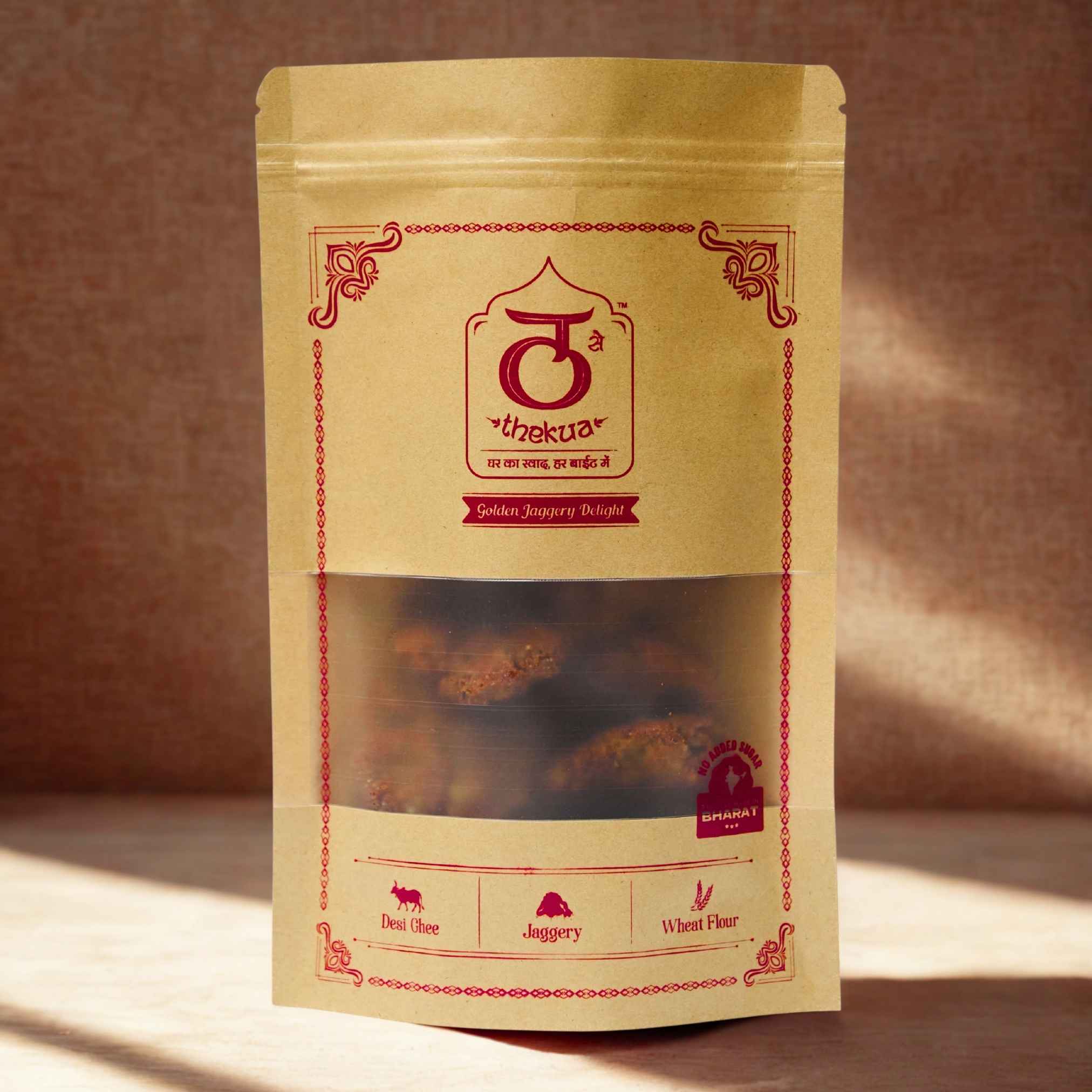 Golden Jaggery Delight Thekua